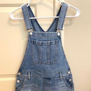 PacSun Light Wash Denim Overalls
